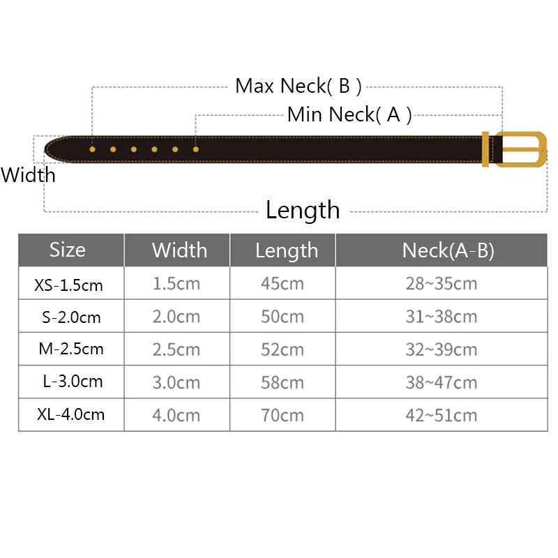 Collar ajustable de nailon para perros pequeños y grandes, collares resistentes para cachorros y perros grandes, productos Pitbull Pug para mascotas Honden Halsband - imagen 2