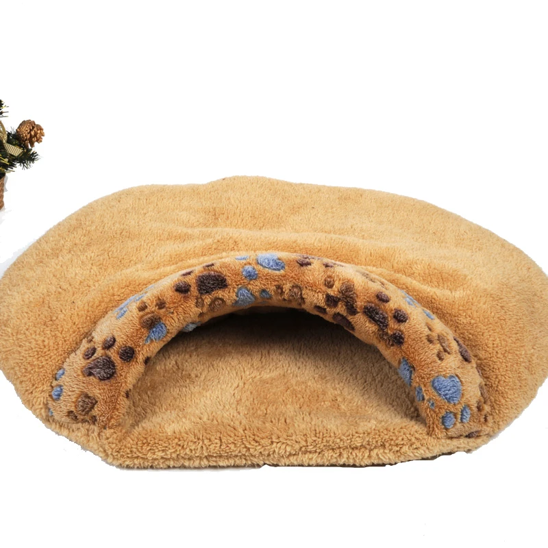 HOOPET-Casa para gatos, saco de dormir suave y cálido para mascotas, hamburguesa, perrera, cama para mascotas, tamaño S/M # K, 1 unidad - imagen 4