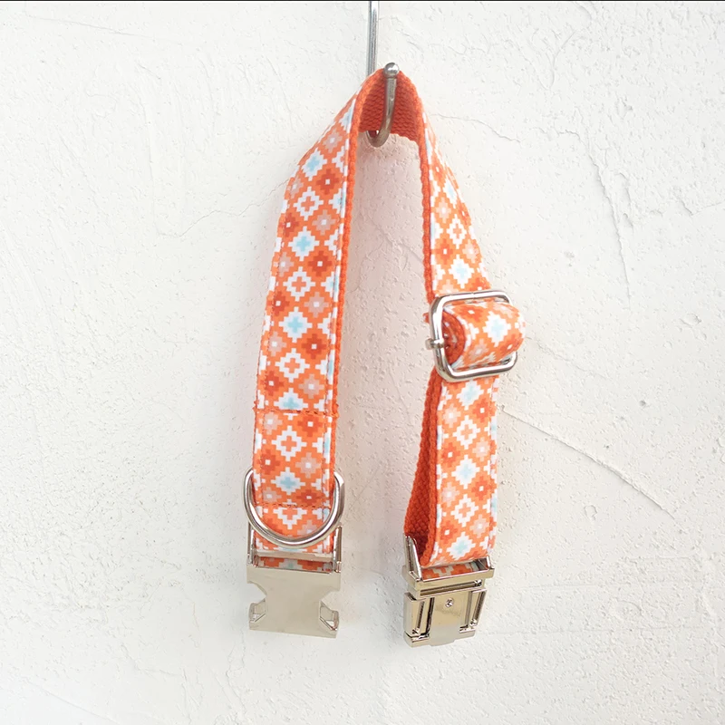 MUTTCO Collar dulce particular hecho a mano al por menor antipérdida EL BISCUIT nombre grabado collares y correas para perros 5 tamaños UDC065 - imagen 2