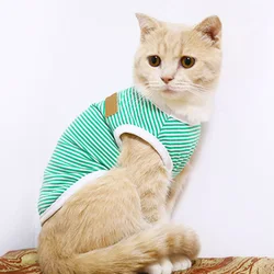 Chaleco a rayas clásico para gato