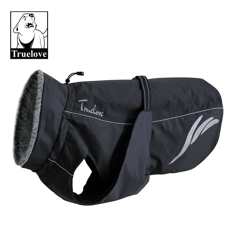 Truelove-abrigo impermeable para perro, chaleco reflectante para caminar al aire libre, chaqueta cálida para mascotas, ropa para perros grandes y pequeños TLG2371 - imagen 3