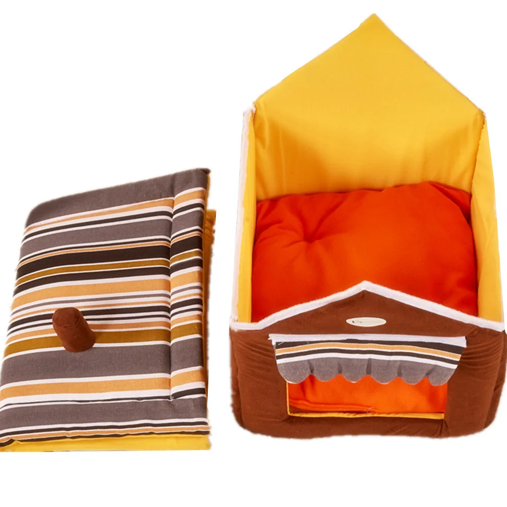 Sofá cama suave para perro, casa para gato, perrera para cachorro, Gato de talla grande, perros pequeños, medianos y grandes, 1 unidad - imagen 5