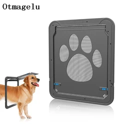 Puerta de acceso 4 vías para perros grandes y gatos