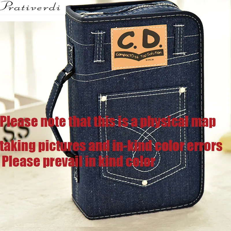 Bolsas de almacenamiento de viaje portátiles, paquete de almacenamiento de CD DVD, capacidad de 128 mangas, bolsa de colección de alta calidad para coche y hogar - imagen 3