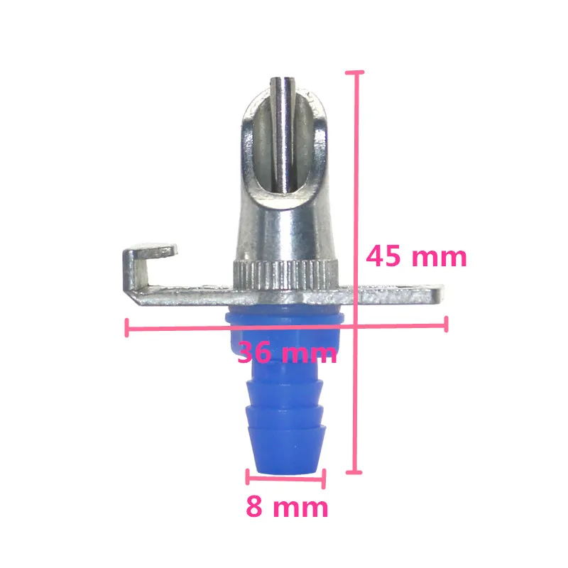 Fuente para beber para conejos, tubo en T, herramientas de primavera para conejos, color azul, envío gratis, 10 productos - imagen 2