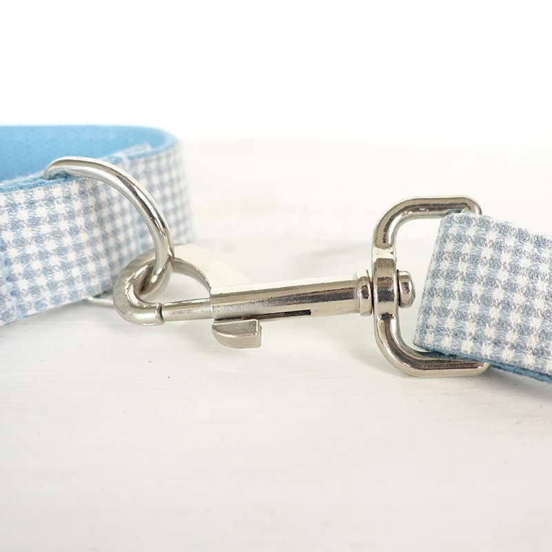 MUTTCO Nombre grabado con láser y venta al por menor de teléfono Collar de estilo británico Etiqueta personalizada para mascotas Collar de perro THE AEGEAN SEA 5 tamaños UDC022 - imagen 4