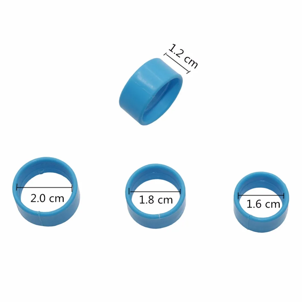 Anillo de pie para aves de corral, accesorio con Clip de 100 cm/1,6 cm/1,8 cm, para pollo, pato, loro, codorniz, herramientas de agricultura avícola, 2,0 unidades - imagen 2
