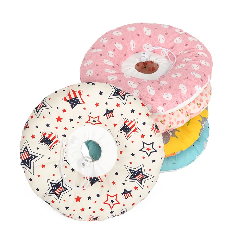 HOOPET-Capucha de gato suave antimordedura, tela suave, círculo ajustable, Collar de perro, suministros - imagen 2