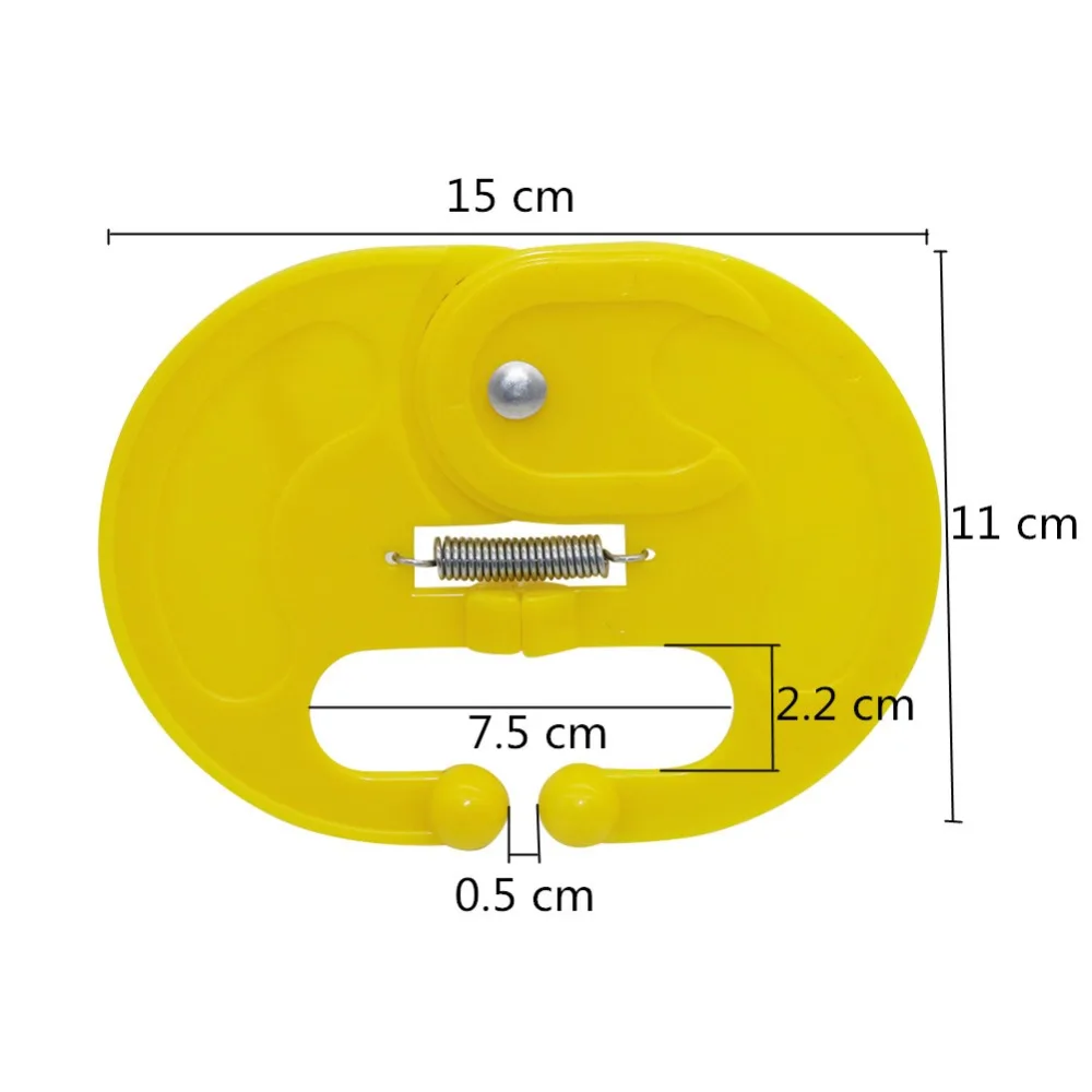 Herramienta de destete de pantorrilla, equipo de Agricultura para ganado, espinas bovinos, anillo de Nariz de vaca para animales de granja veterinaria, 2 uds. - imagen 2
