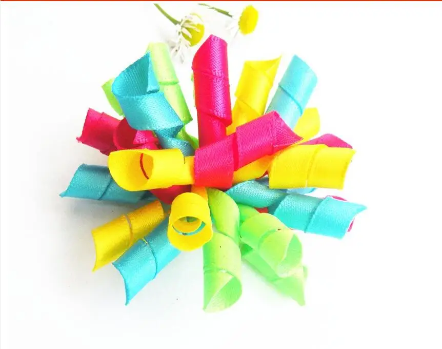 100 unidades de volúmenes de letras para perros, lazos de cinta hechos a mano de colores caramelo para fiesta de perros de Pascua, lazos para el pelo para el cuidado, accesorios para mascotas - imagen 2