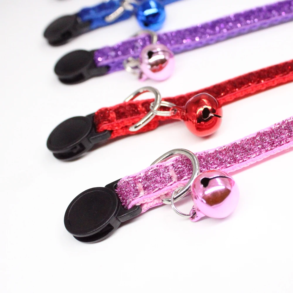 Collar de nailon personalizado para mascotas, Collar con etiqueta de identificación de nombre con campana, hebilla ajustable, suministros para cachorros, Chihuahua pequeño - imagen 5