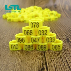 Anillos de identificación para aves de corral - plástico multicolor
