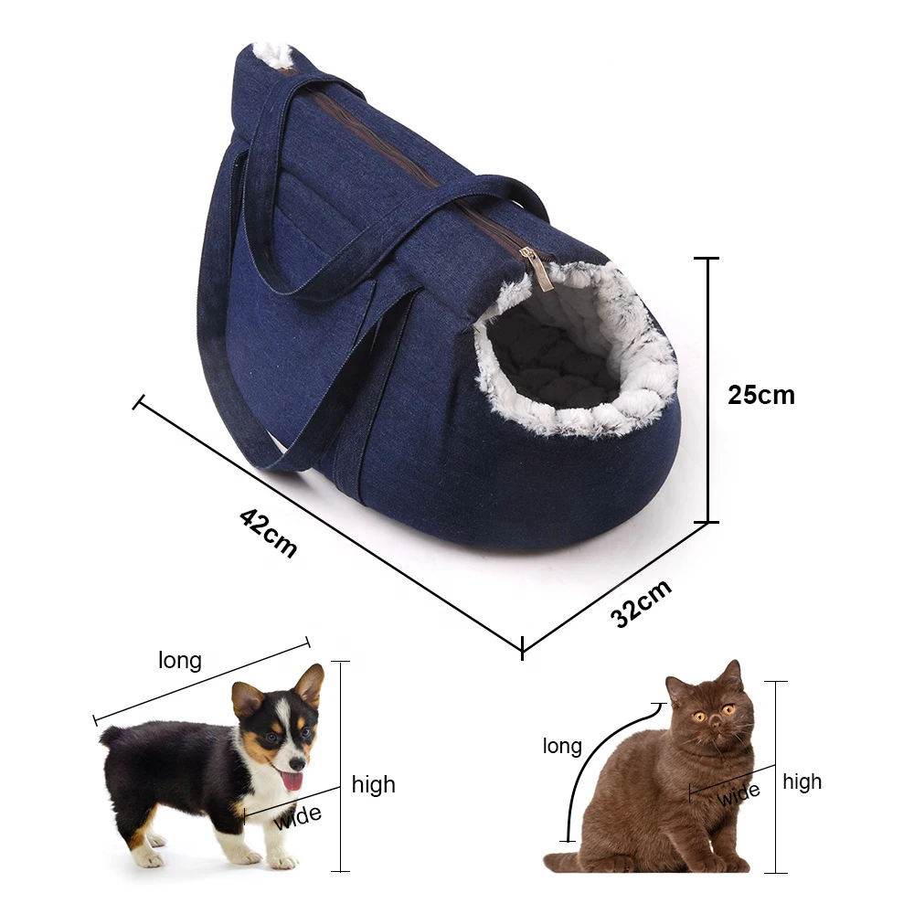 Haustiere Träger für Katzen Tragetasche für Katzen Hund Rucksack Panier Handtasche Reise Kleine Tasche Plüsch Welpen Bett Haustier Produkte Gatos - imagen 3
