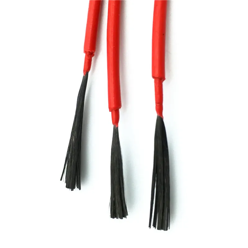 Alambre calentador cálido para invernadero, equipo de calefacción para granja de verduras, Material rojo, manta eléctrica de fibra de carbono de 24k, 100 M - imagen 2