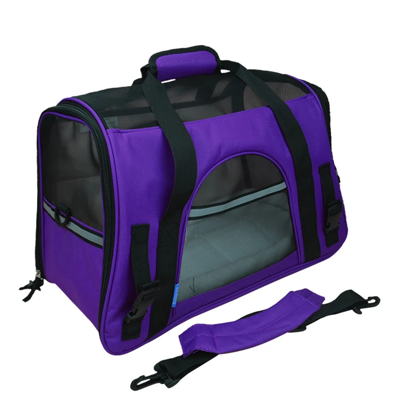 Transportín transpirable para perros, bolso de moda, portadores portátiles para gatos y mascotas, bolsa de viaje al aire libre, bolsa de transporte de hombro, jaula para perros y gatos - imagen 5