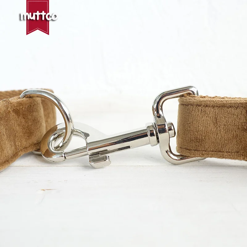 MUTTCO vende al por menor collar de perro ajustable THE AMBER juego de correa flexible para entrenamiento de seguridad de mascotas 5 tamaños UDC079 - imagen 4