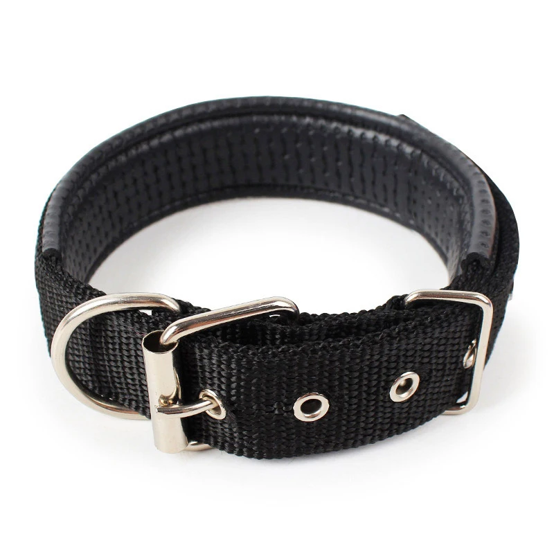Collar ajustable de nailon para perros pequeños y grandes, collares resistentes para cachorros y perros grandes, productos Pitbull Pug para mascotas Honden Halsband - imagen 4
