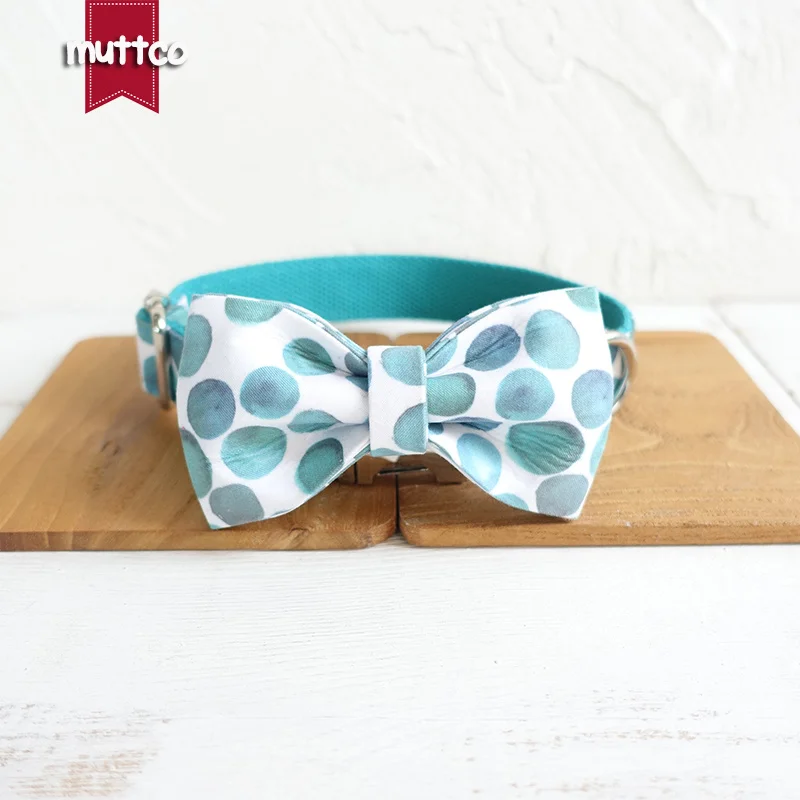 MUTTCO vende al por menor collar de perro agradable de diseño propio THE BUBBLE collares y correas de perro de estilo folk único 5 tamaños UDC053 - imagen 4