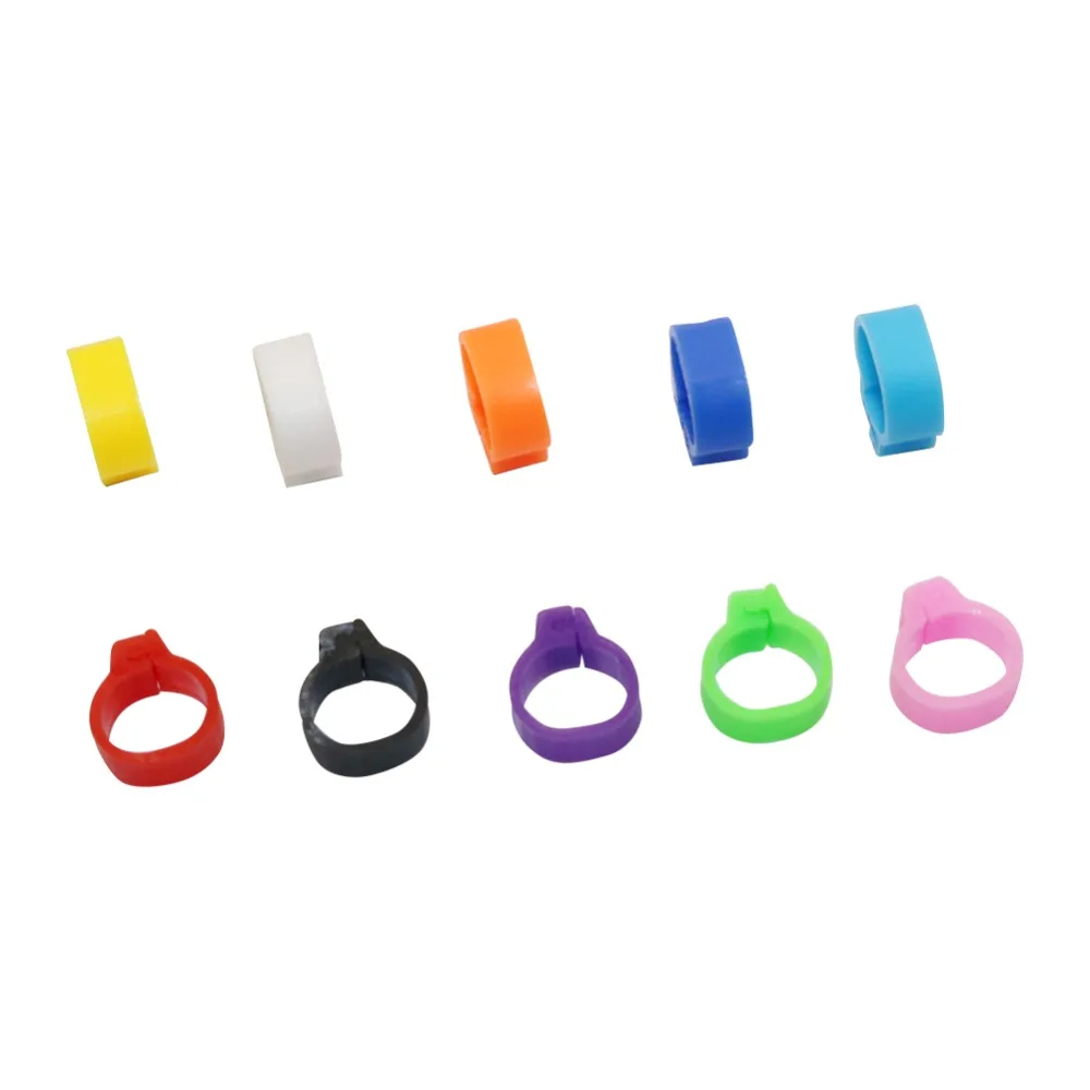 Anillo de identificación de bayoneta de 8mm, accesorio de apertura amplia de 5mm, para palomas, para pies, suministros para aves, 1000 unidades - imagen 4