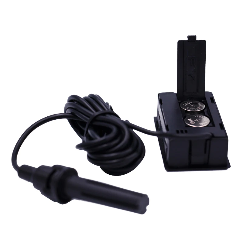 Mini medidor de humedad y temperatura Digital LCD para interiores, práctico termómetro, higrómetro, instrumentos de calibre con sonda externa - imagen 4