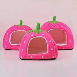 Cueva suave acolchada para gato – Casa cómoda y cálida