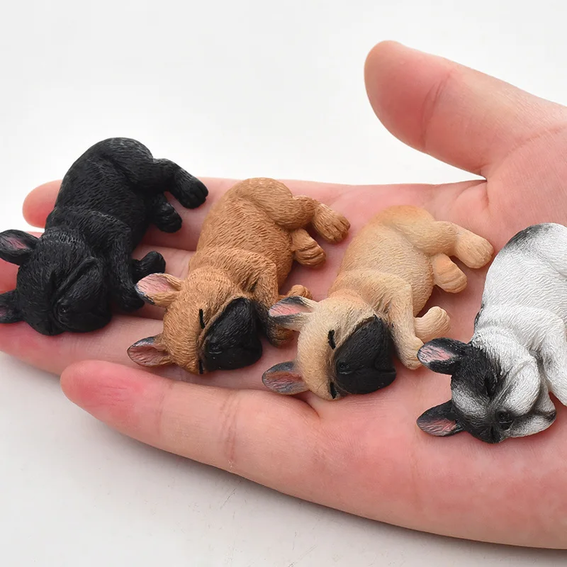 Imanes de nevera de Bulldog Francés para decoración del hogar, pegatinas con patrón de sueño de perro de dibujos animados para refrigerador de niños, 1 unidad - imagen 4