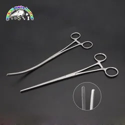 Pinzas intestinales Doyen 25 cm para cirugía veterinaria