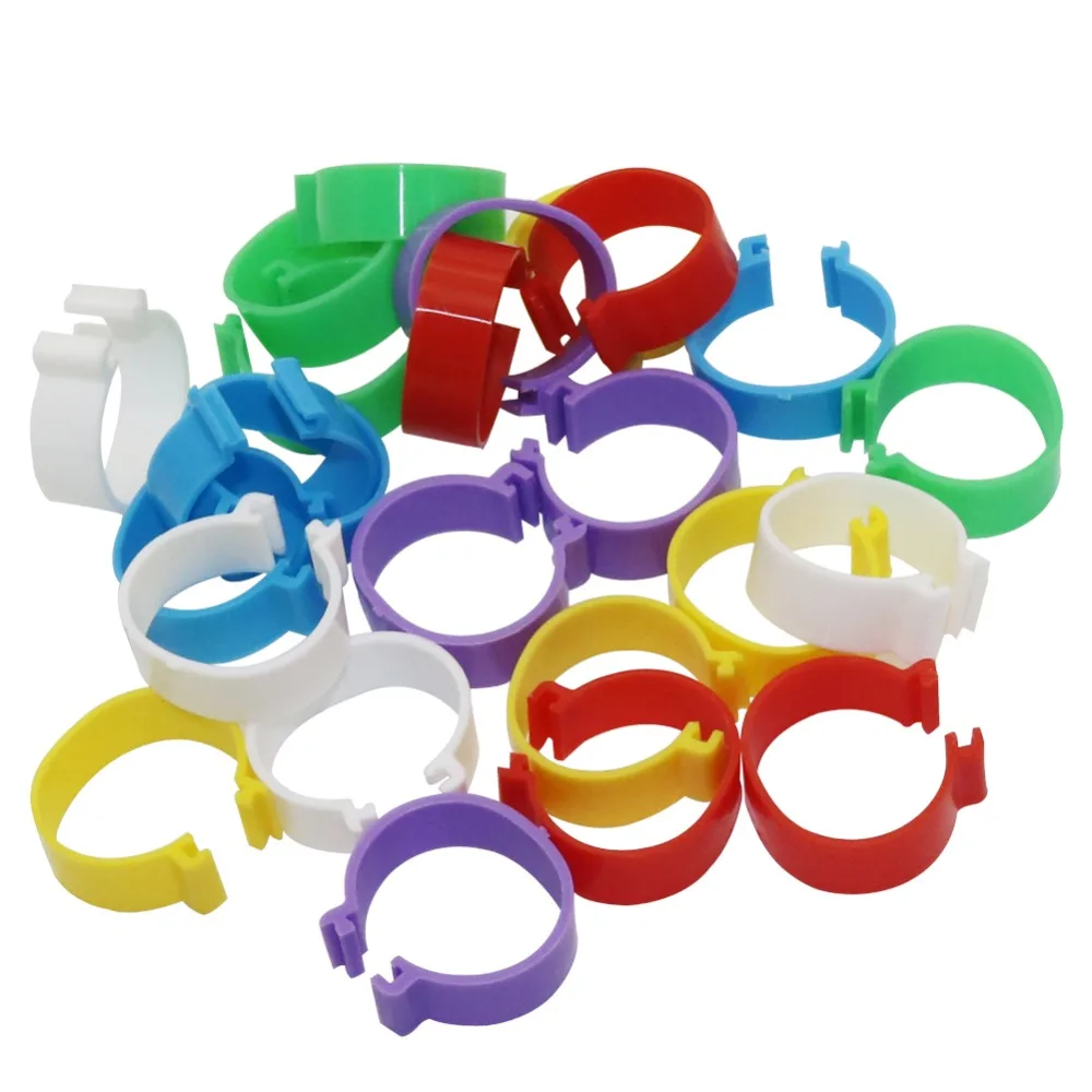 Anillos de Clip tipo hebilla para aves de corral, suministros de alimentación de codorniz, pollo, pato, ganso, diámetro interno de 25mm, 25mm, 600 Uds. - imagen 4