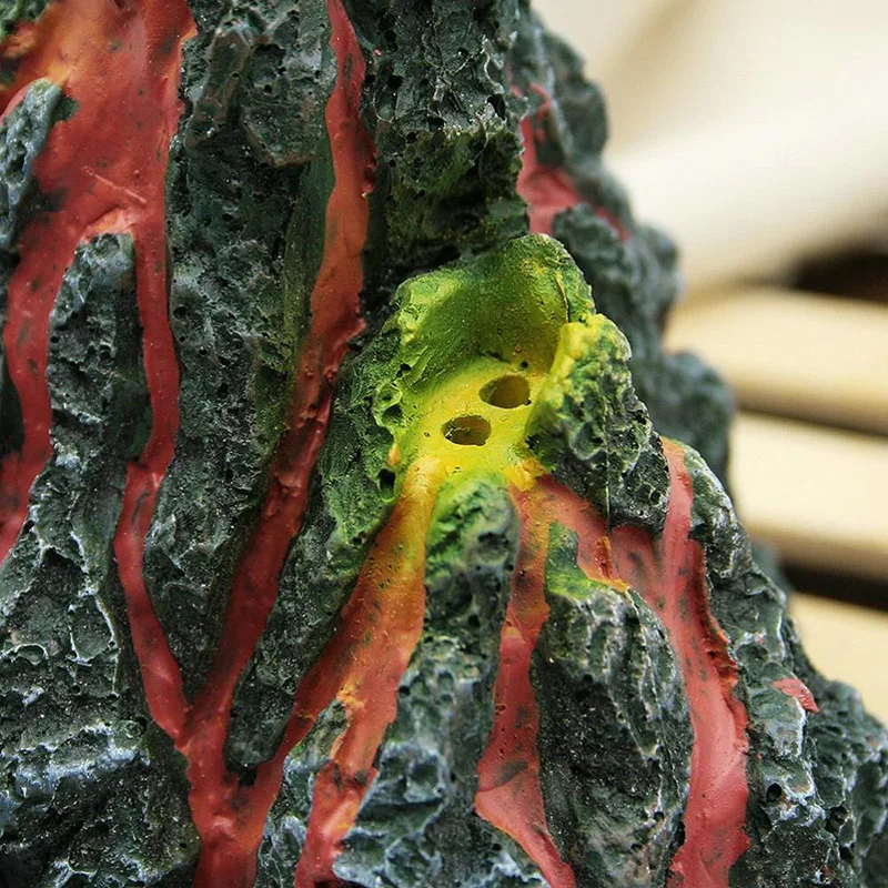 Piedra de aire Artificial para decoración de acuario, paisajismo para peces y mascotas acuáticas, adorno de estatua volcánica de simulación de resina - imagen 4