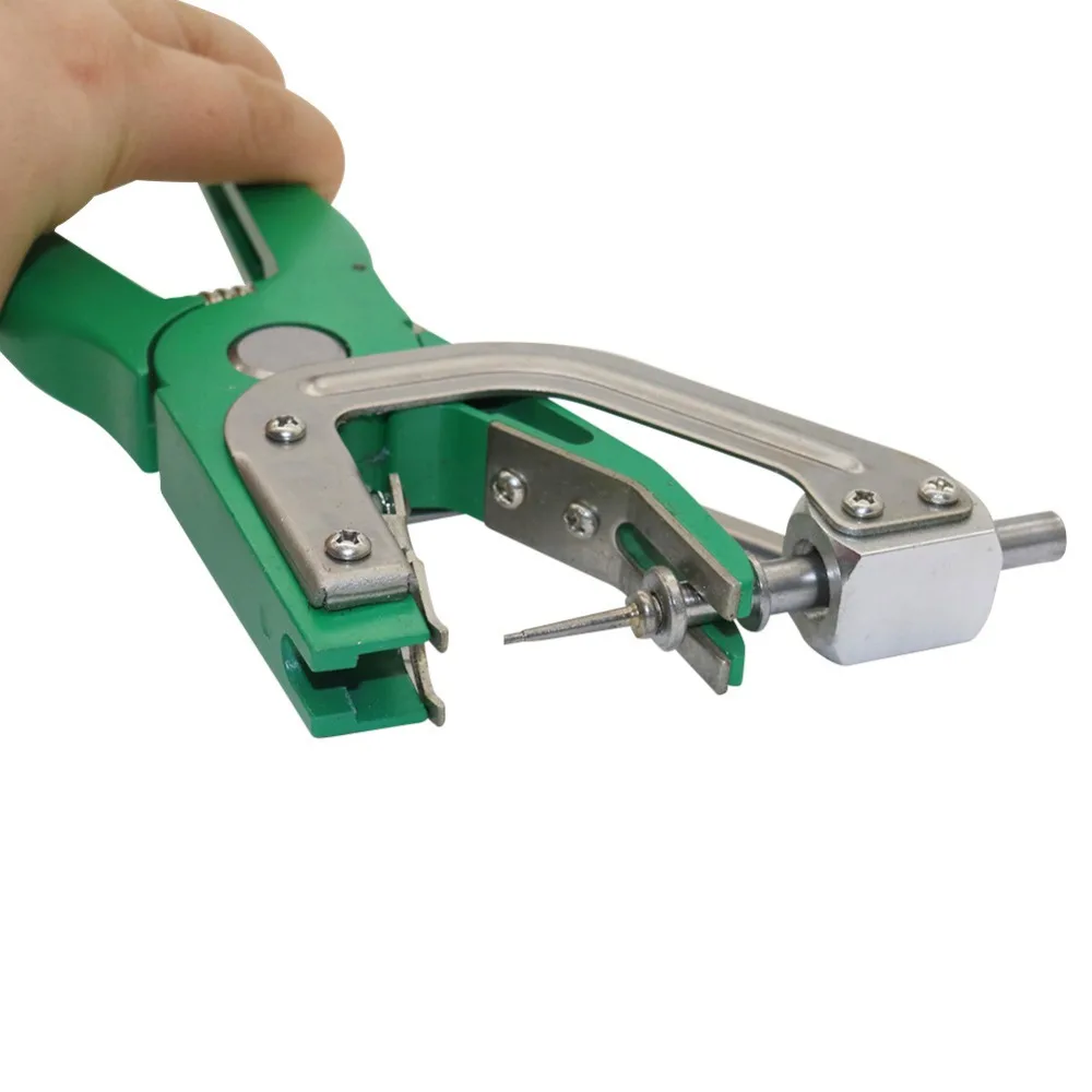 Alicates de etiqueta de oreja, herramienta veterinaria de cría de animales, vaca, oveja, conejo, herramienta de identificación de etiqueta de oreja, 1 ud. - imagen 4