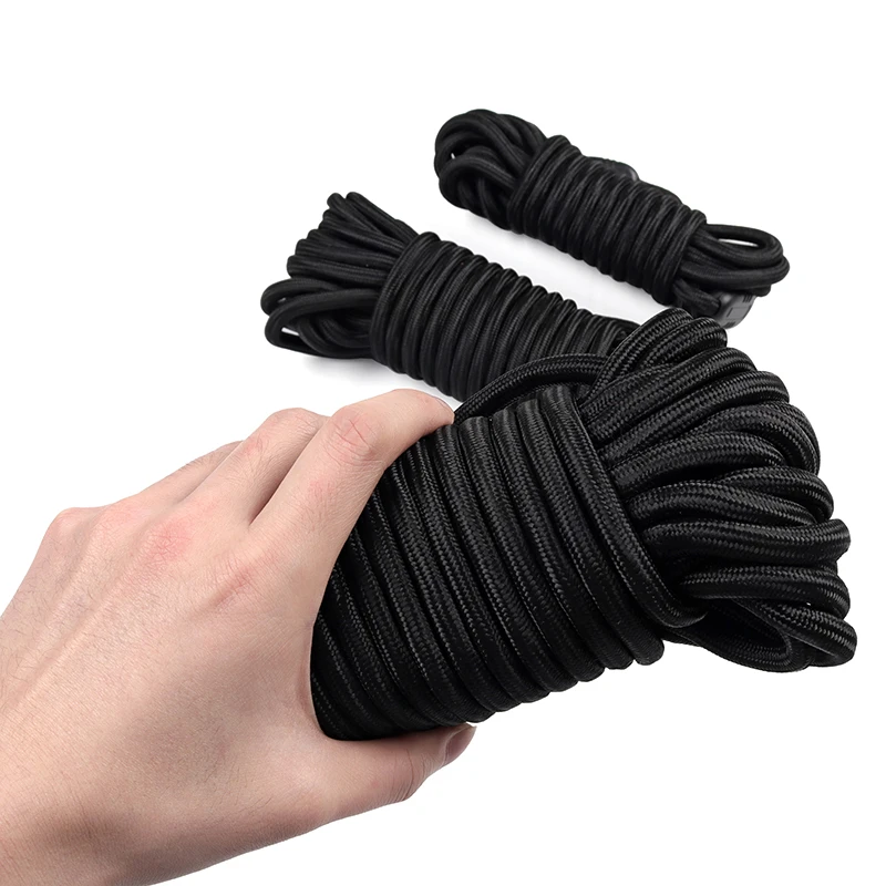 Correa de nailon fuerte para perros medianos y grandes, cuerda redonda de seguimiento largo para entrenamiento de mascotas al aire libre, 5m, 10m, 15m - imagen 4