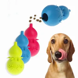 Bolas de goma calabaza interactivas para perros y gatos