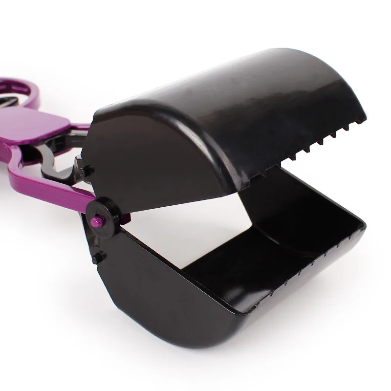 Recogedor de caca de mordaza para mascotas, pala de limpieza de 28cm de longitud, Mango para residuos de animales, perros y cachorros, Herramientas de limpieza al aire libre - imagen 5