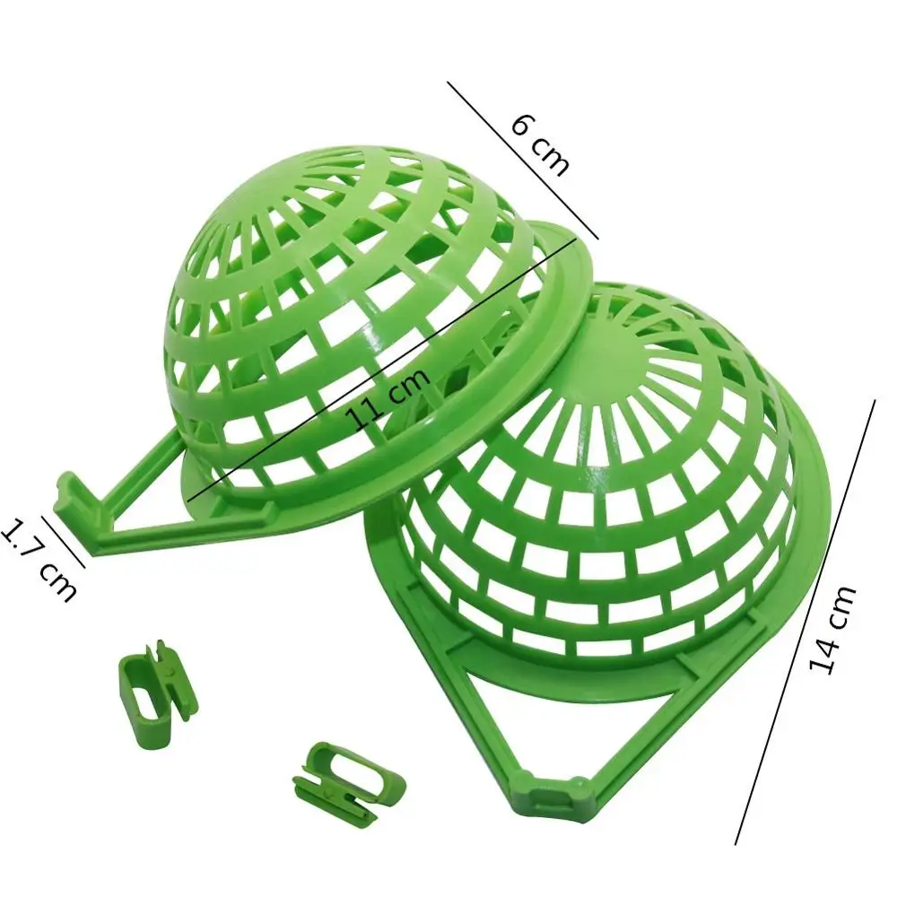 Nido de huevos para pájaros, caja nido para loros, decoración de jaula para pájaros, malla de plástico, accesorios para incubar pájaros, 1 ud. - imagen 2