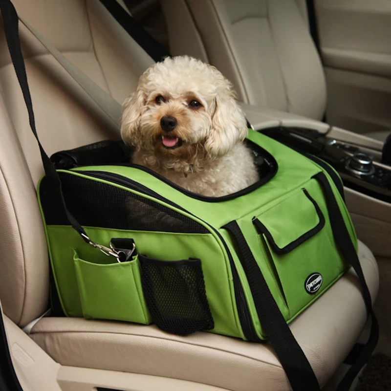 Transportadores para perros y gatos, asiento de viaje, bolsa de transporte segura, hilo de red transpirable, mochila portátil para mascotas, bolso para cachorros y gatitos, estera para perros - imagen 3