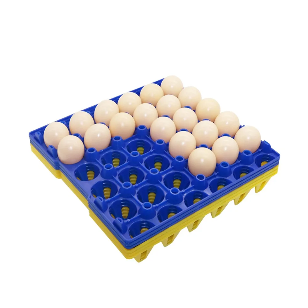 Bandeja para Huevos de 30 huevos, estante de almacenamiento, equipo de cultivo de pollos, incubadora, bandeja para huevos de 29x29x5cm, 10 Uds. - imagen 3