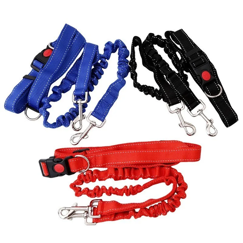 Benepaw-Correa de calidad reflectante para perro, accesorio manos libres para correr, cintura ajustable, fuerte, elástica, para mascotas, perros pequeños, medianos y grandes - imagen 5
