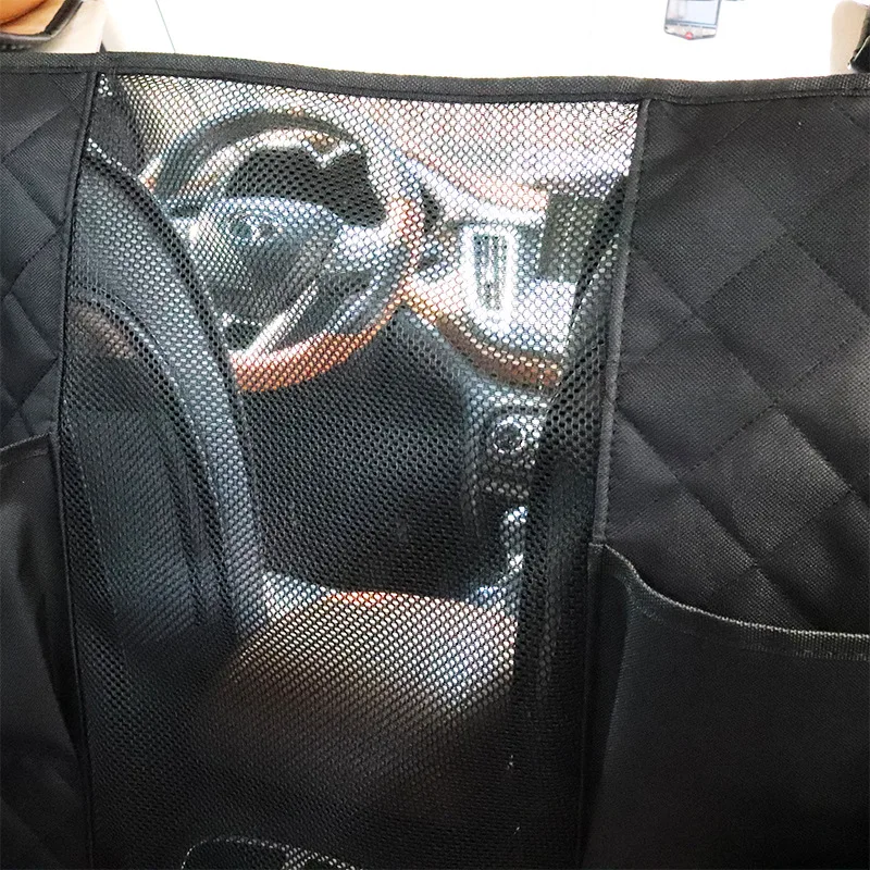 Fundas de aislamiento para asiento de coche para mascotas, para perros grandes, cabina separada, accesorios de viaje para Interior de coche, alfombrilla transportadora para perros con bolsa de almacenamiento - imagen 3