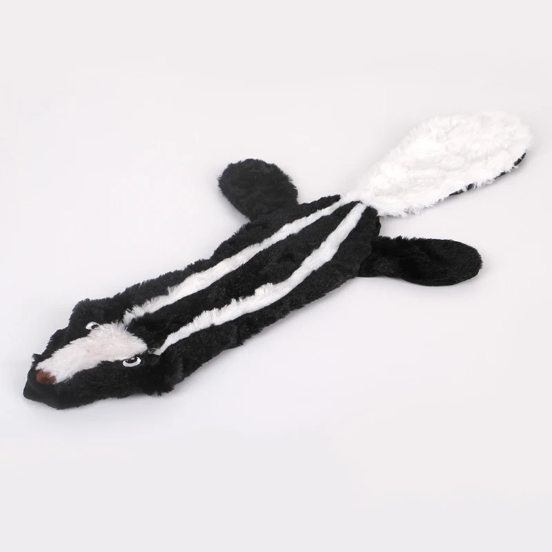 Juguete chirriante para perro, forma de ardilla, lobo, peluche para masticar, cachorro, gato, accesorios para animales - imagen 3