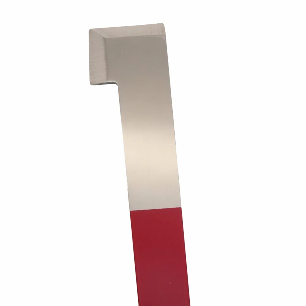 Equipo de apicultura rojo 26,5 cm herramienta de colmena de abeja inoxidable elevador de marco y raspador gancho en forma de J herramienta de apicultor cuchillo raspador - imagen 3