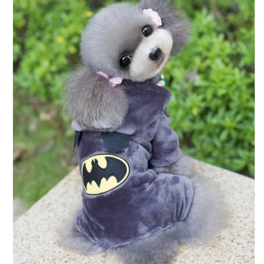 Ropa de invierno para mascotas, mono con capucha, abrigo cálido y chaqueta para perros pequeños, ropa para mascotas, S-XXL - imagen 2