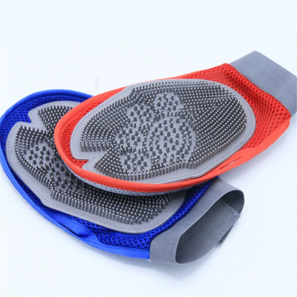 Guantes de aseo para mascotas, cepillo para gatos, cepillo para Deshedding, guante para el pelo de mascotas, para el cuidado de perros y gatos - imagen 5