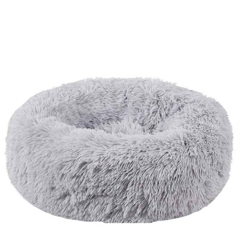 Cama de felpa para gatos, casa para mascotas, cojín suave y largo de felpa para gatos, cama para perros pequeños, nido para gatos, cama para dormir cálida para invierno, estera para cachorros - imagen 5