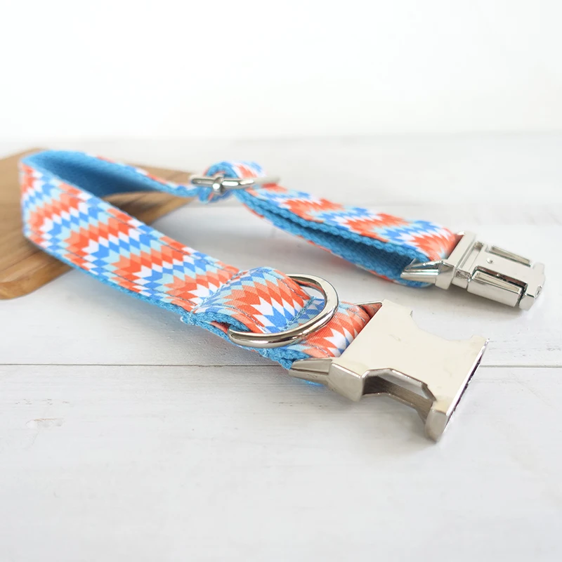 MUTTCO vende al por menor, collar personalizado de alta calidad con diseño propio, collares para perros ajustables THE WAVE, correa con pajarita, 5 tamaños UDC064 - imagen 2