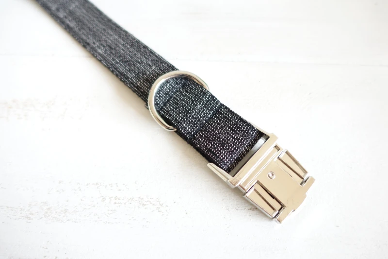 MUTTCO vende al por menor collar de alta calidad para perro THE BLACK SUIT diseño collar de perro 5 tamaños UDC007 - imagen 3