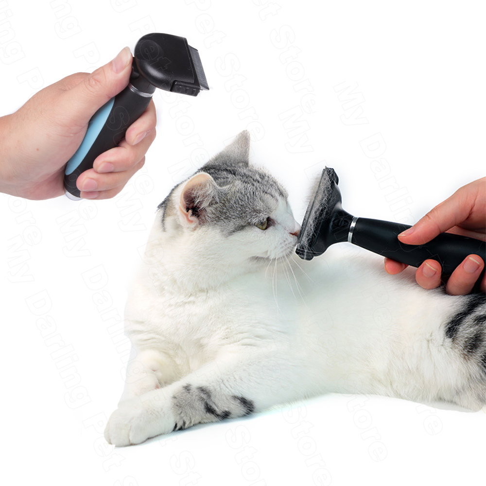 Cepillo removedor pelo perros gatos - Detalle del diseño de herramientas Deshedding