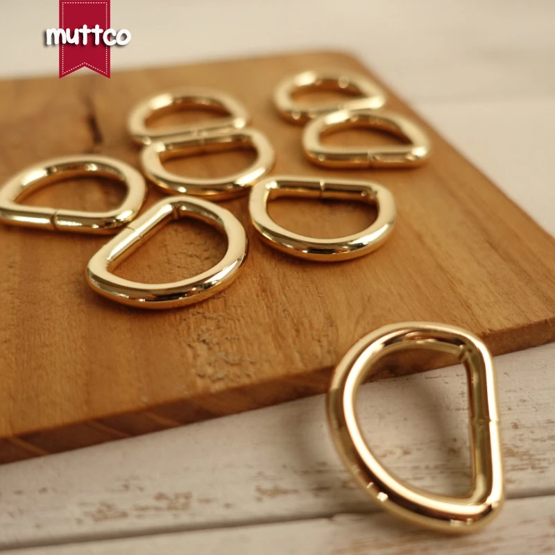 Anillos en D no soldados para Collar de perro, correas de costura, accesorios de cierre en forma de D, DK-003, bricolaje, 2,0 cm