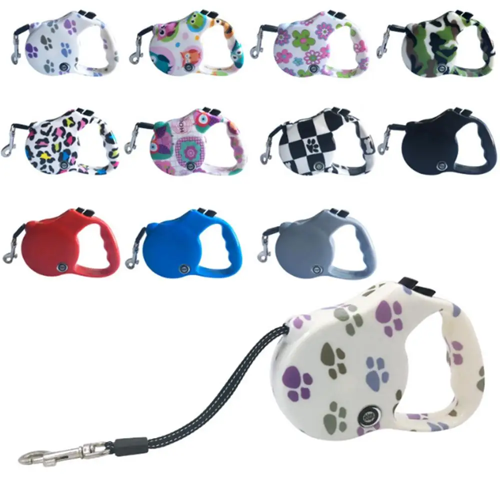 Correa retráctil con estampado para perro, correa extensible para caminar, ideal para correr, ideal para pasear - imagen 2