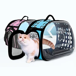 Bolsa de transporte viaje desmontable para gatos y perros pequeños