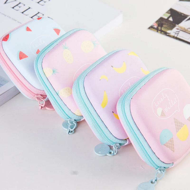 Estuche para auriculares para niña, bolsa de almacenamiento, caja dura de transporte, soporte para auriculares, tarjeta de memoria, organizador de viaje, 1 unidad - imagen 3